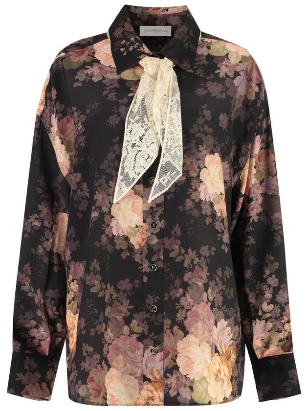 Zimmermann Illustration Printed Silk Shirt - ZIMMERMANN - BALAAN 1