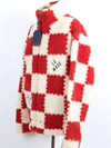 Nigo Jacquard Damier Fleece Red XL - LOUIS VUITTON - BALAAN 2