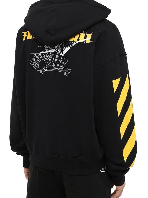 Men's Free Wizard Hoodie Black - OFF WHITE - BALAAN 4