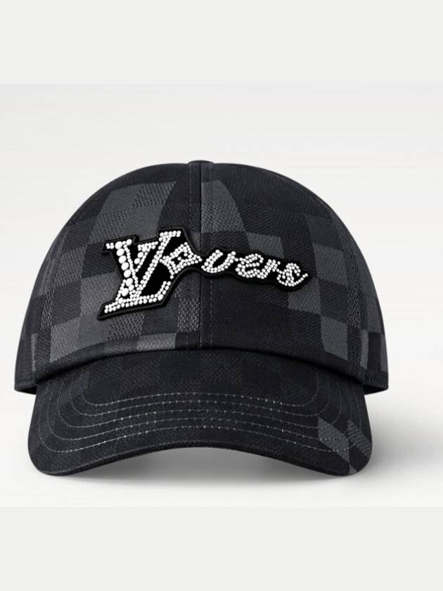 LV Vers Damoflage Ball Cap Black - LOUIS VUITTON - BALAAN 1