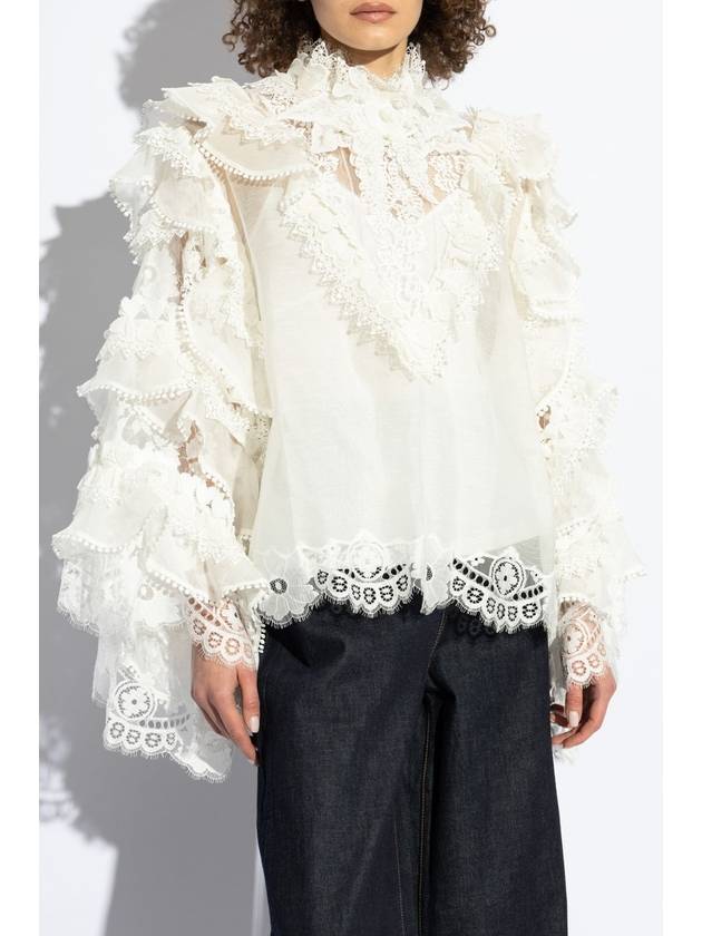 Zimmermann Lace Top, Women's, White - ZIMMERMANN - BALAAN 3