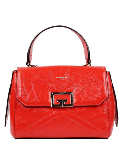 ID Logo Chain Small Leather Tote Bag Red - GIVENCHY - BALAAN 2