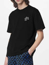 Signature Short Sleeve T-Shirt Black - LOUIS VUITTON - BALAAN 3