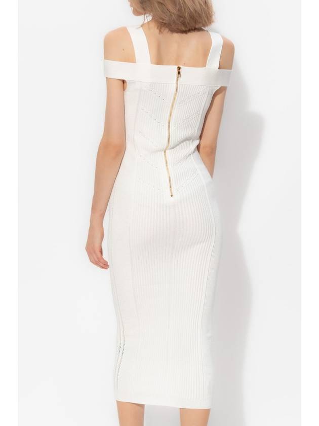 Balmain Strap Dress, Women's, White - BALMAIN - BALAAN 4