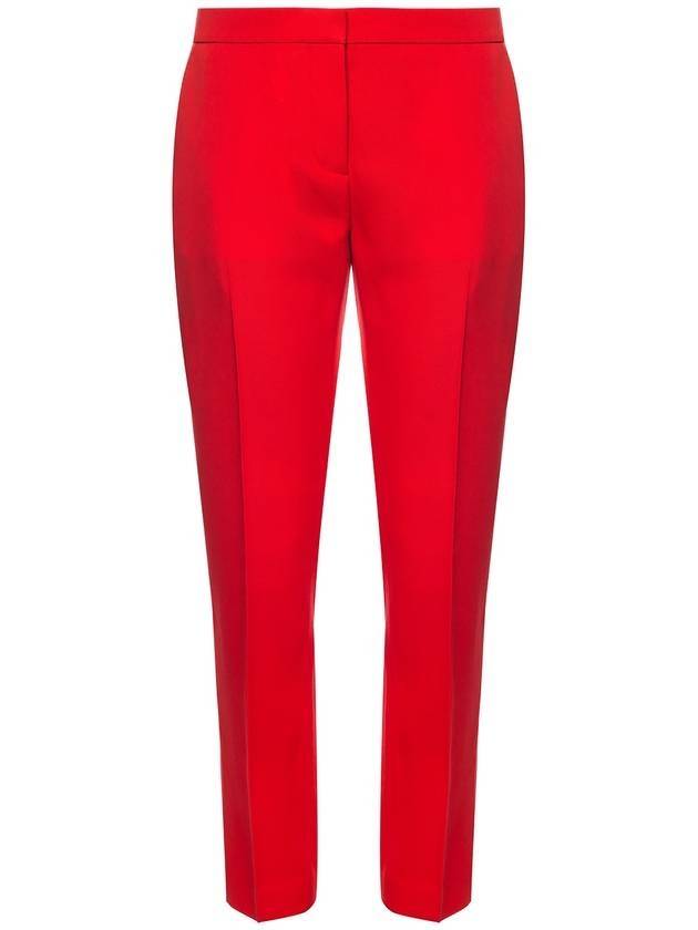 Women's Wool Tailor Slacks Red - BURBERRY - BALAAN 1