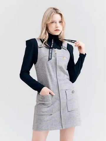 Golf Zipper Overall Dress Gray - HENRY STUART - BALAAN 1