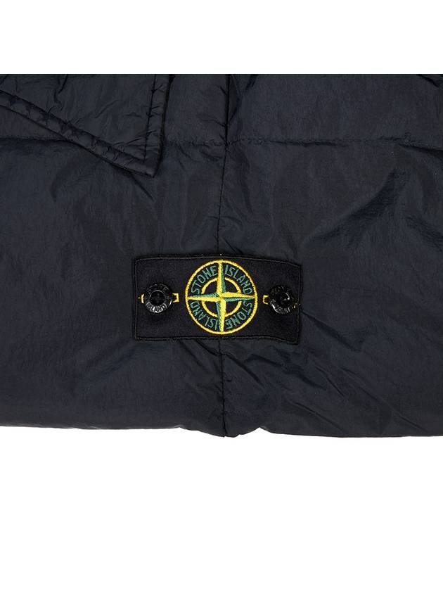 Kids Crinkle Reps Recycled Nylon Down Vest Navy - STONE ISLAND - BALAAN 9