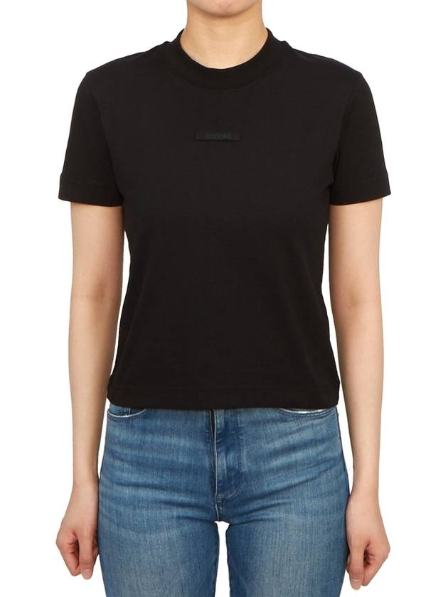 Le Gros Grain Short Sleeve T-Shirt Black - JACQUEMUS - BALAAN 4