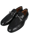 Men's Penny Calfskin Loafers Black - SALVATORE FERRAGAMO - BALAAN 3