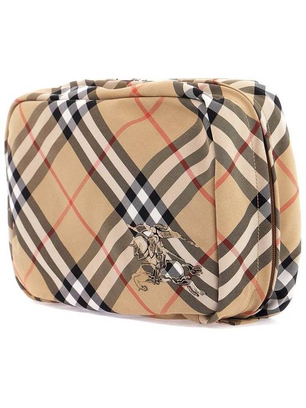 EKD Appliquéd Check Pouch Sand - BURBERRY - BALAAN 4