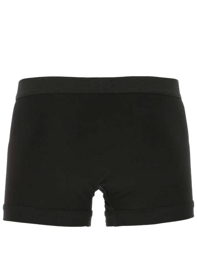 Men's Cotton Boxer Briefs Black 2 Pack - TOM FORD - BALAAN 3