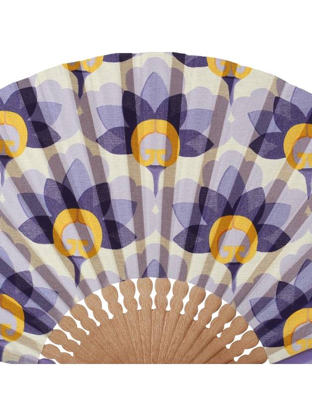 693661 Small flower print fan 33623 - GUCCI - BALAAN 2