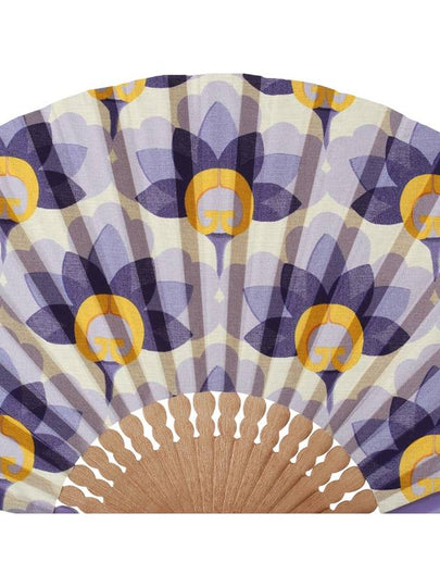 693661 Small flower print fan 33623 - GUCCI - BALAAN 2