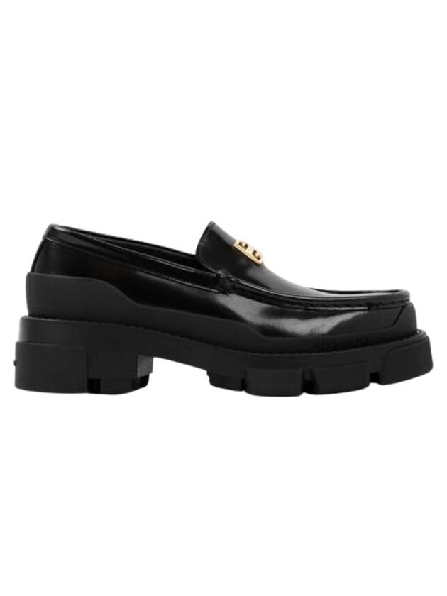 4G Terra Leather Loafers Black - GIVENCHY - BALAAN 1