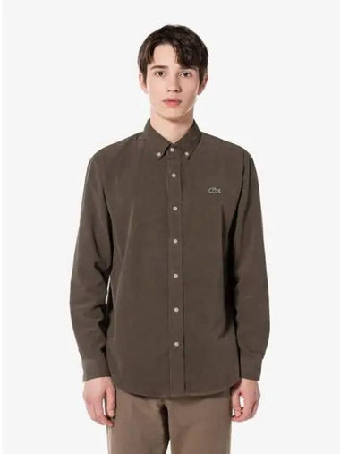 Men s Corduroy Solid Shirt CH642E 54N SIX Domestic Product GQ2N24091216741 - LACOSTE - BALAAN 1