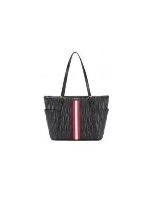 Damira Shoulder Tote Bag Black - BALLY - BALAAN 2