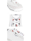 Vitello Calf Leather Clear Sole Tech Runner Sneakers White - THOM BROWNE - BALAAN 5