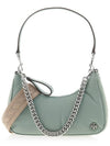 Mercer Nylon Chain Small Shoulder Bag Blue Celadon - TORY BURCH - BALAAN 2