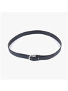 Horseshoe Buckle Business Line Leather Belt Navy - MONTBLANC - BALAAN 4