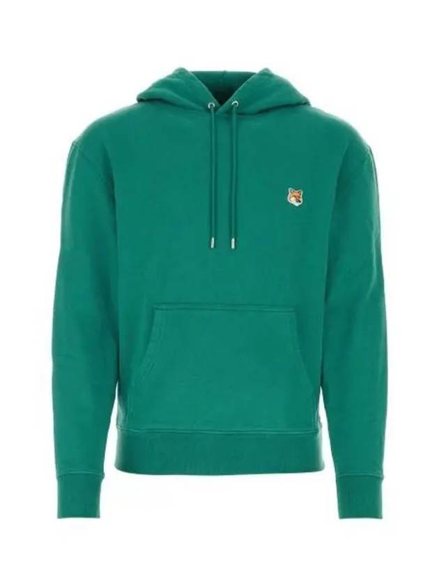 Fox Head Patch Regular Hoodie Pine Green - MAISON KITSUNE - BALAAN 3