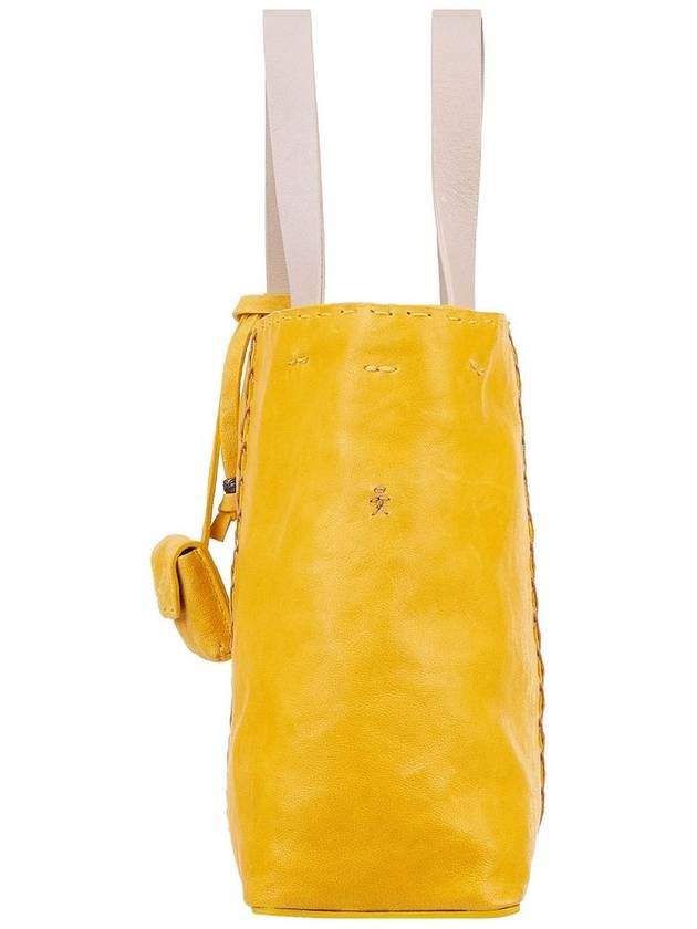 Sheepskin mini charm pocket hand shoulder crossbag YE - HENRY BEGUELIN - BALAAN 3