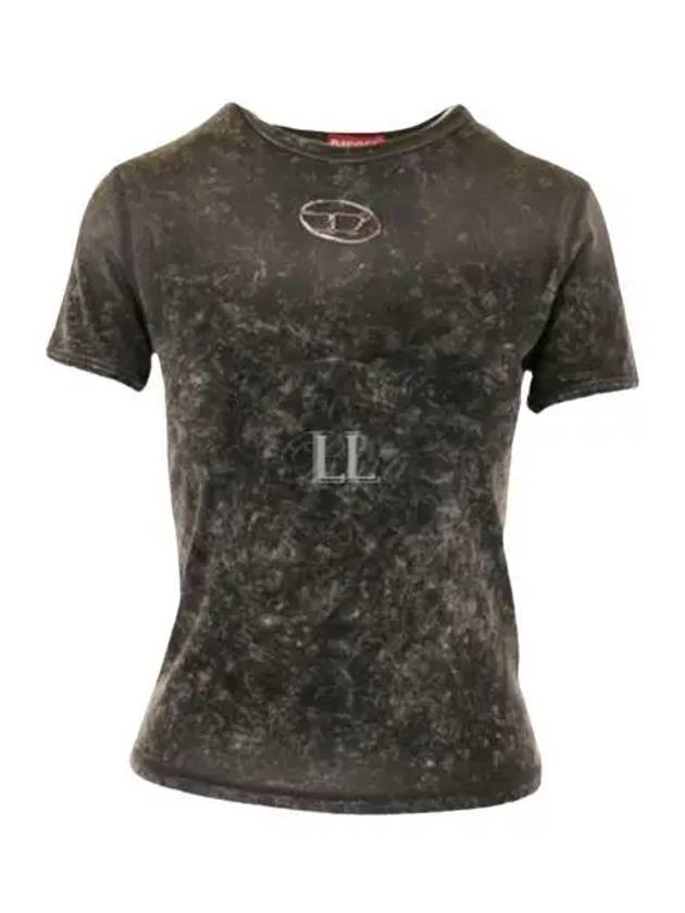 T Uncuties P1 Jersey Short Sleeve T-Shirt Black - DIESEL - BALAAN 2