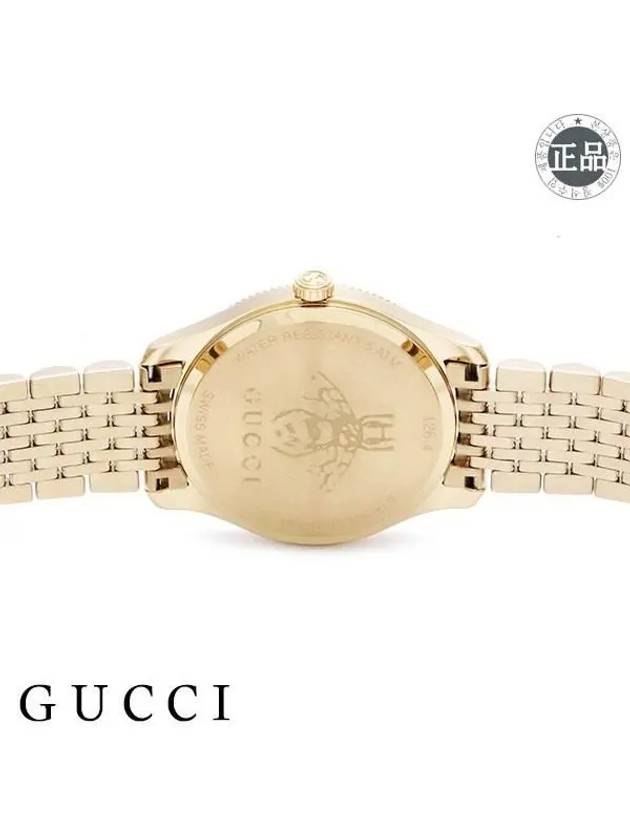 G Timeless 37mm metal watch gold - GUCCI - BALAAN 5