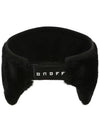 Golfwear Fur Winter Visor Black - ONOFF - BALAAN 4