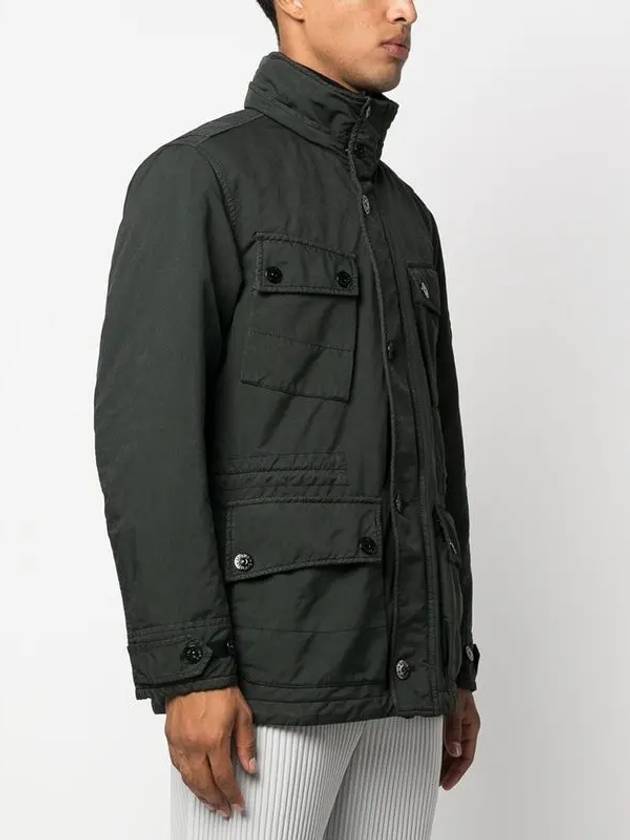 Men's Logo Patch Jacket Black - STONE ISLAND - BALAAN 3