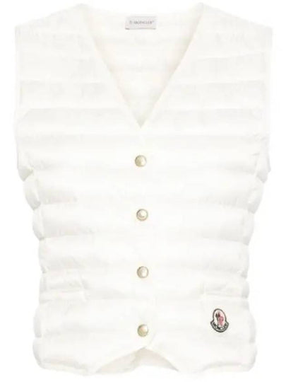 Women's Down Vest White - MONCLER - BALAAN 2