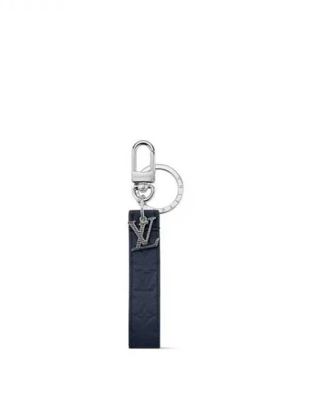 Shadow Dragonne Bag Charm Key Holder Navy - LOUIS VUITTON - BALAAN 2