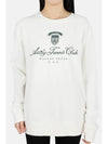 Tennis Club Badge Logo Sweatshirt White - AUTRY - BALAAN 3