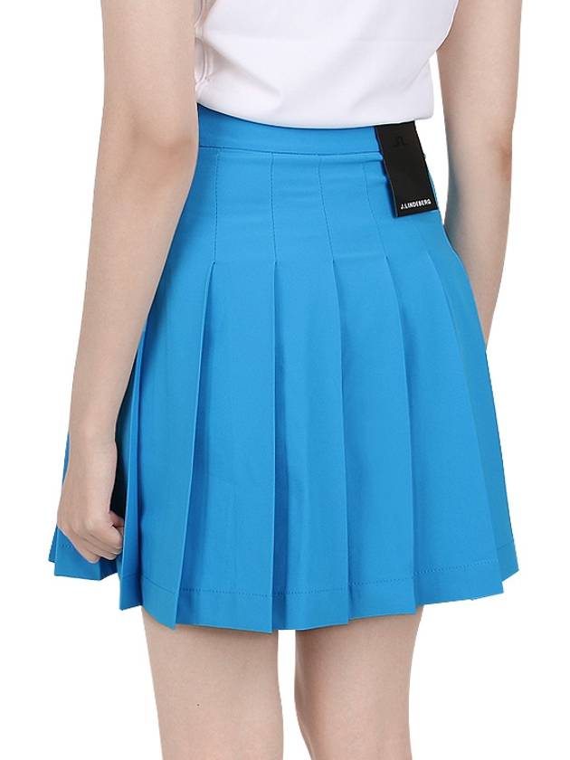 Women's Adina Golf Skirt Brilliant Blue - J.LINDEBERG - BALAAN 6