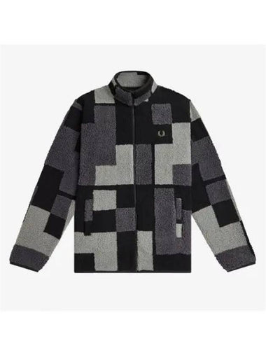 Fred Perry Sport Pixel Vogue Fleece 102 AFPM2336570 - FRED PERRY - BALAAN 1