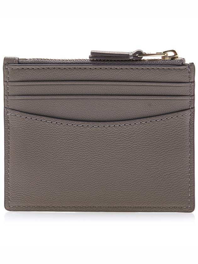 The Slim 84 Zipper Card Wallet Cement - MARC JACOBS - BALAAN.