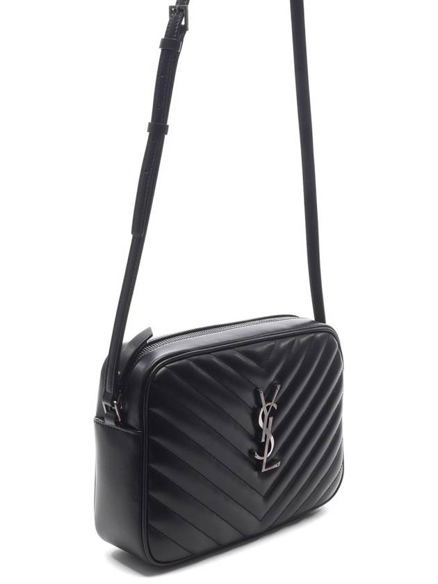 Roux Quilted Cross Bag Black - SAINT LAURENT - BALAAN 4