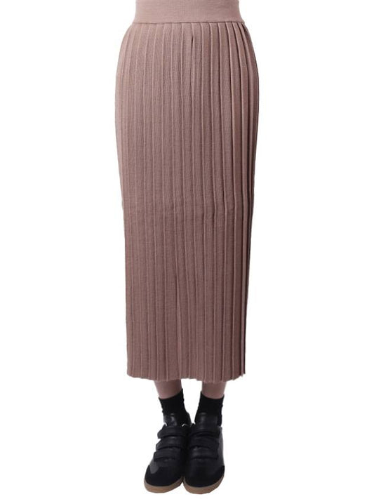 Weekend Women's Gabrielle Wool Skirt Beige GABRIEL 001 - MAX MARA - BALAAN 1