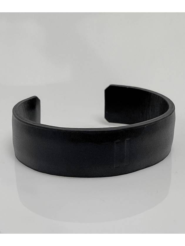 Logo Leather Bangle Bracelet - BLESSED BULLET - BALAAN 2