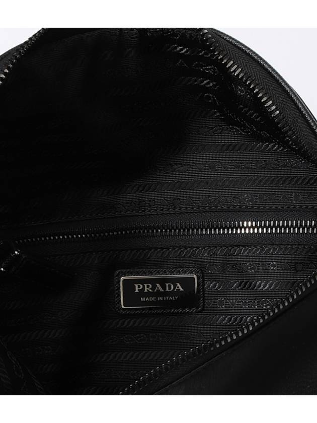 Logo Re-Nylon Fabric Belt Bag Black - PRADA - BALAAN 7