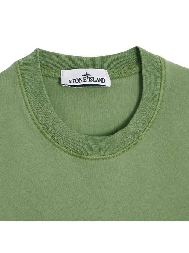 Wappen Patch Crew Neck Sweatshirt Light Green - STONE ISLAND - BALAAN 5