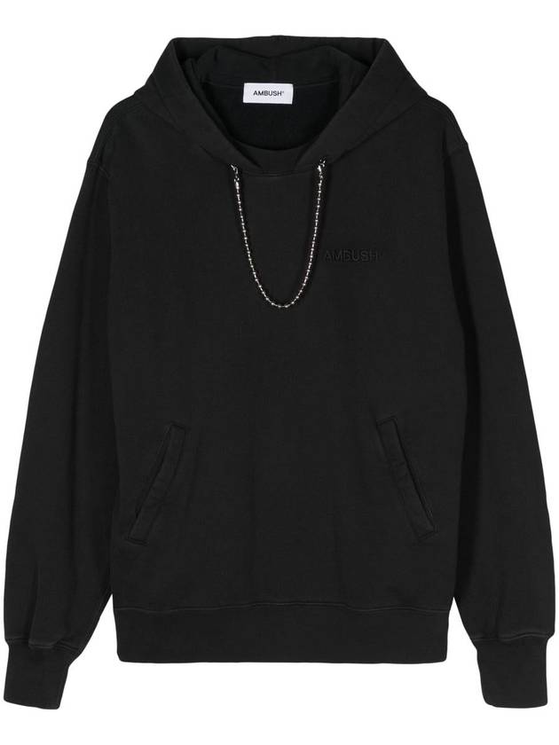 Hooded Sweatshirt BMBB001S24FLE001 1010 Black - AMBUSH - BALAAN 2