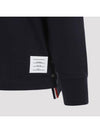 4 Bar Armband Tonal Long Sleeve T-Shirt Navy - THOM BROWNE - BALAAN 4