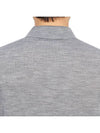 Men's Collar Knit Top Gray - JOHNSTONS OF ELGIN - BALAAN 8