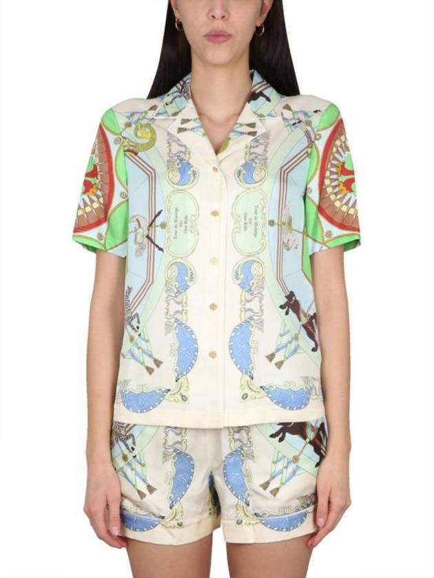 Silk Shirt Blue - TORY BURCH - BALAAN 1