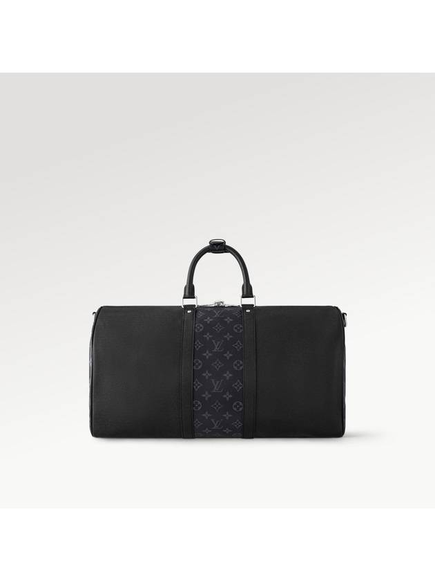 Keepall Bandoulier 50 Duffel Bag Black - LOUIS VUITTON - BALAAN 5