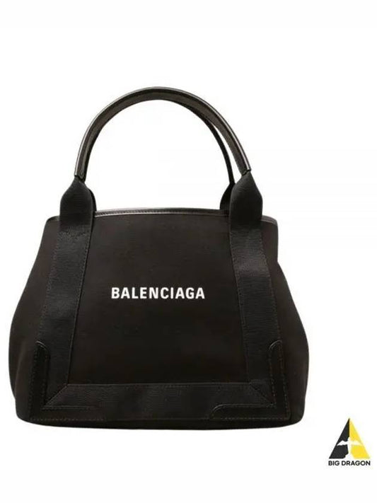Navy Cabas XS Tote Bag Black - BALENCIAGA - BALAAN 2
