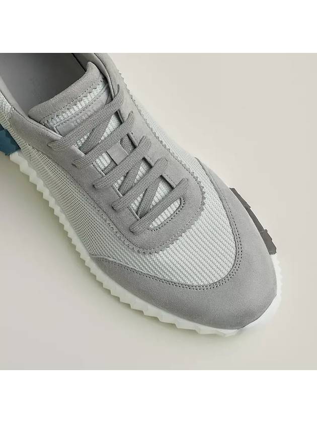 Bouncing Mesh Low Top Sneakers Grey - HERMES - BALAAN 7