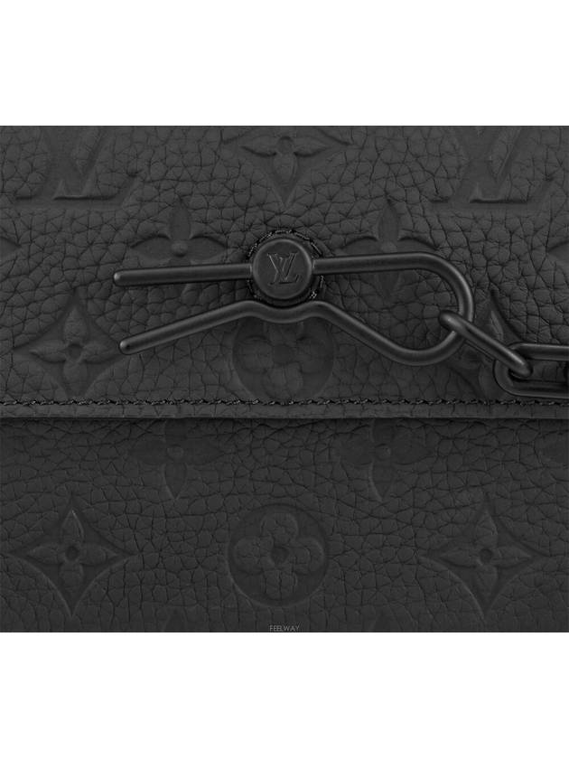 Steamer Monogram Taurillon Leather Cross Bag Noir - LOUIS VUITTON - BALAAN 7