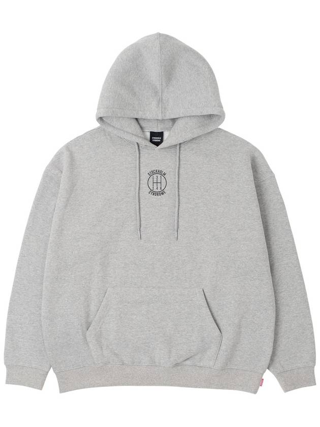 Men's Print Cotton Hoodie Grey - STOCKHOLM SYNDROME - BALAAN 3