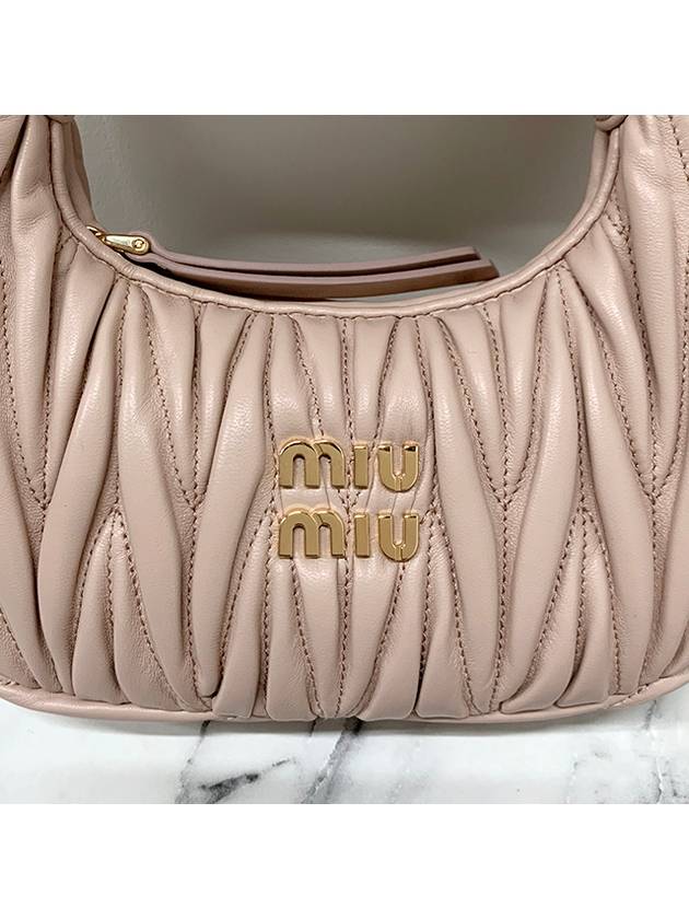 Logo Mini WANDER Hobo Bag 5BP078 N88F0236 B0011213157 - MIU MIU - BALAAN 9